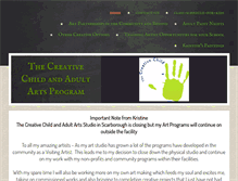 Tablet Screenshot of creativechildart.net
